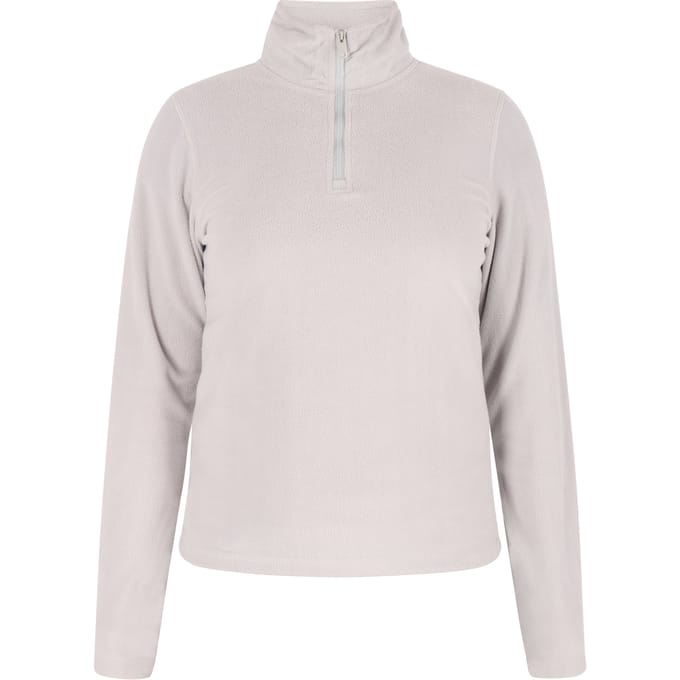 Mymo Fleece trui Dames lichtgrijs