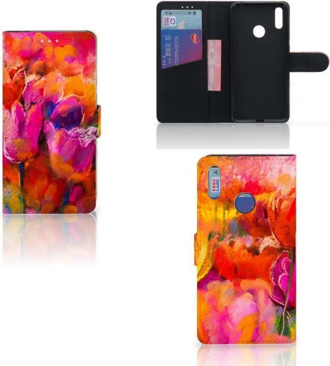 Hoesje Huawei Y7 (2019) Tulips