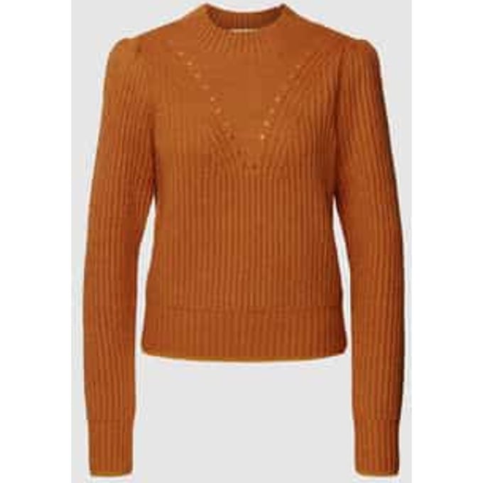 Gebreide pullover met structuurmotief
