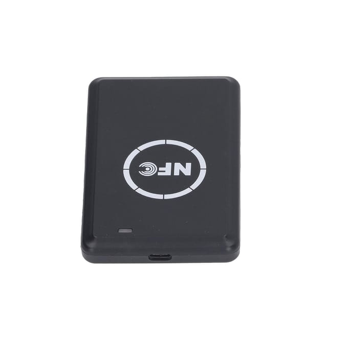NFC Reader Writer Snelle Respons Nauwkeurige Stabiele Lezing Contactloos USB NFC Reader 5V gray