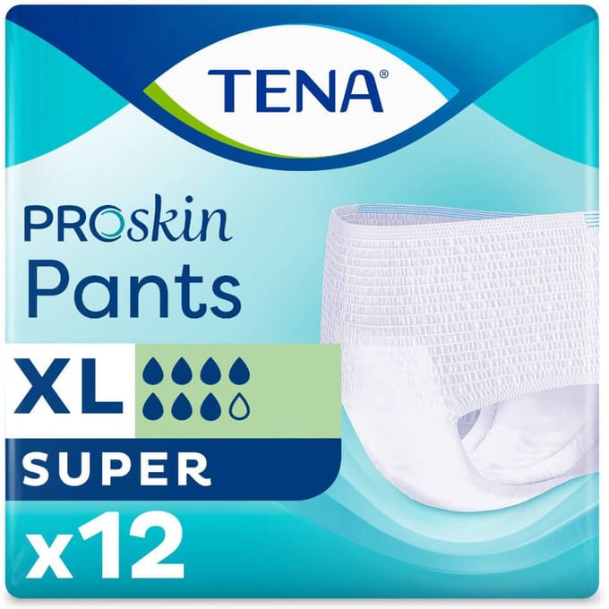 TENA ProSkin Pants Super Extra Large 12 Incontinentieslip