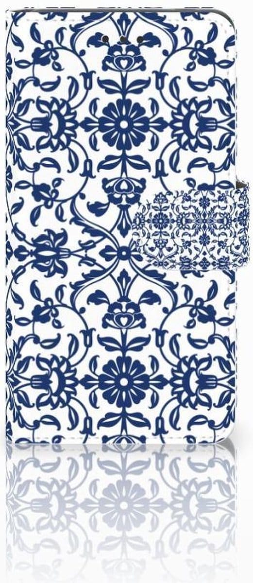 Nokia 7 Hoesje Flower Blue