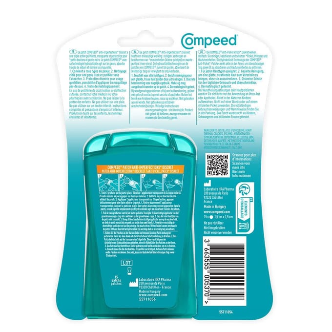 Compeed® Patch Anti-Imperfection Discreet 15 Pleister