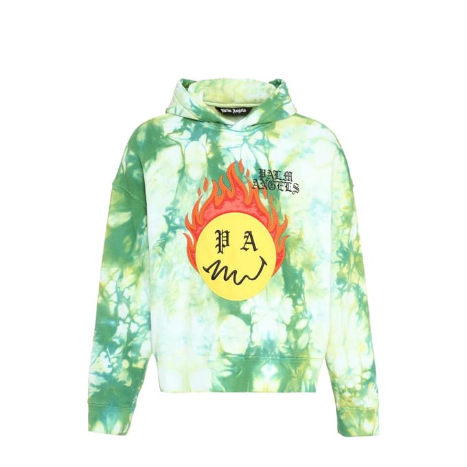 Palm Angels Bicolor Katoenen Sweatshirt