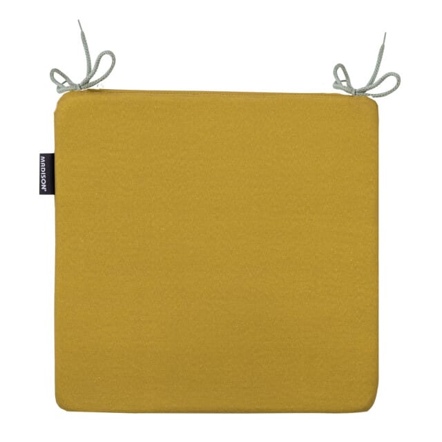 Madison - Zitkussen Panama mustard - Ca. 40x40 cm - Set van 4