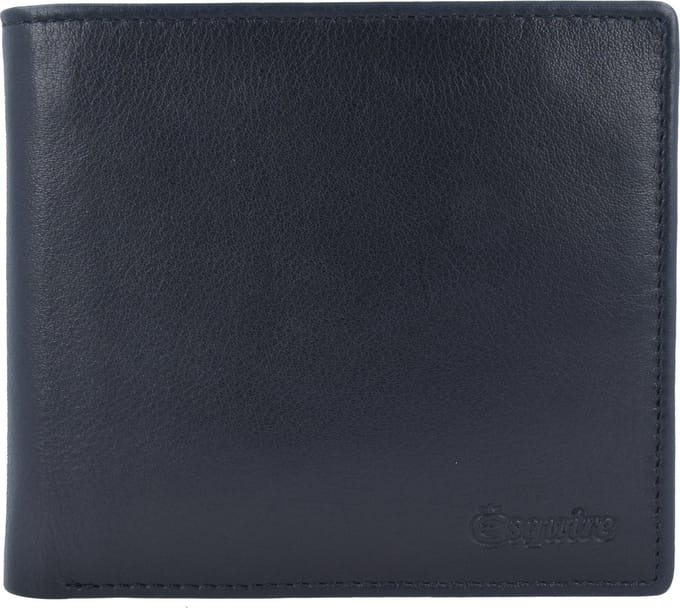 Esquire New Line Portemonnee RFID Leer 11 cm - Jongens - Horizontaal - schwarz