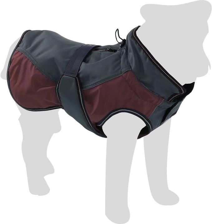 Flamingo Hondenjas Eisberg Bordeaux / Donkerblauw Winterjas 70cm