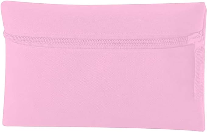 Quadra Klassieke etui met ritssluiting (één maat) (klassiek roze)