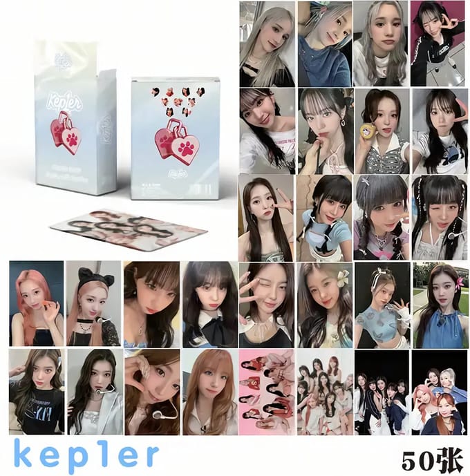 KPOP 50pcs/box Kepler Photocard Holographic Kepler [Fotokaarten]