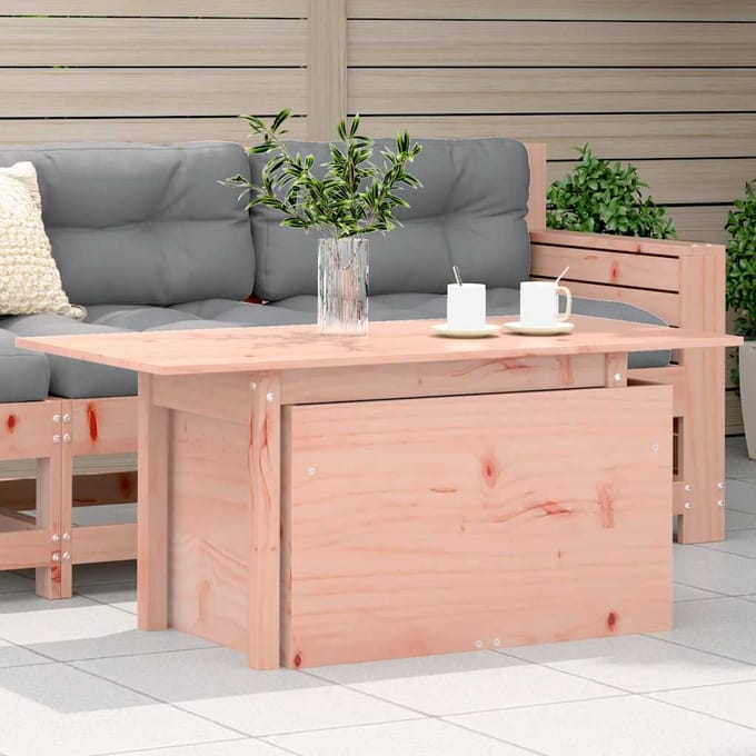 vidaXL - Tuintafel - 100x50x75 - cm - massief - douglashout
