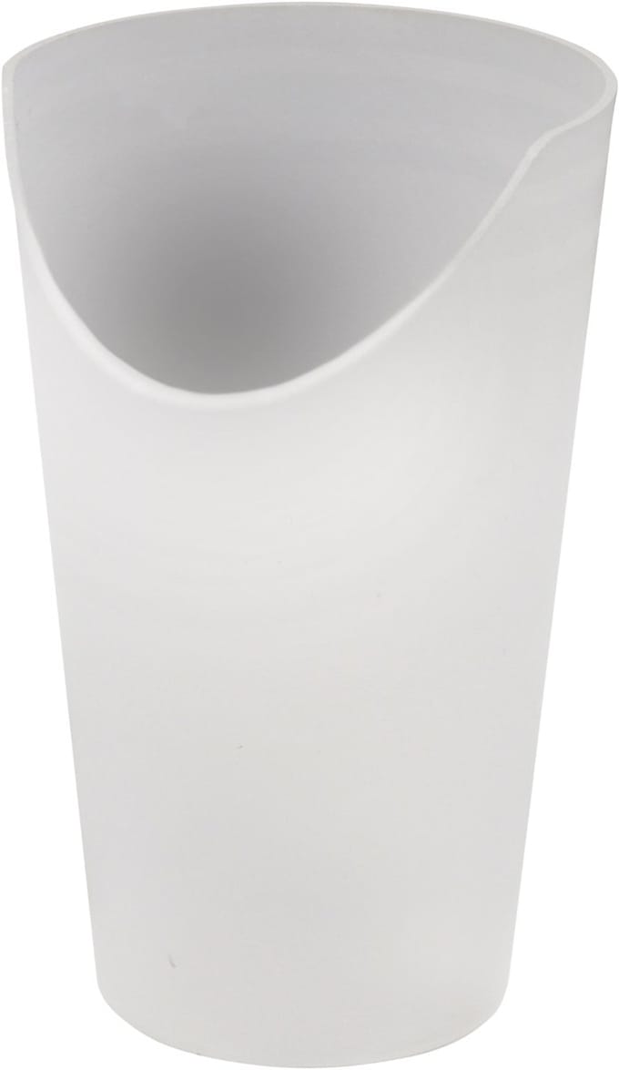 Beker met neus uitsparing - Transparant