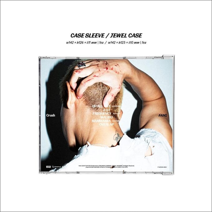 Crush EP Album FANG No POB black