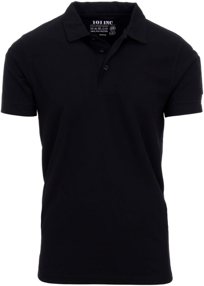 101 INC - Tactical polo Quick Dry (kleur: Zwart / maat: S)