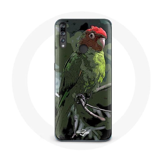 Coque pour Huawei p30 lite Pionus Perroquet Rouge Vert