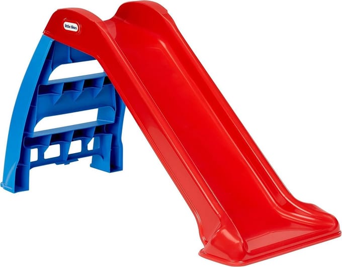 Eerste Glijbaan voor Kinderen - Rood/Blauw