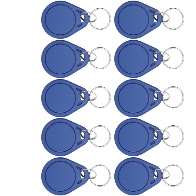 Lot de 10 cartes d'identité 125 kHz, réinscriptibles, pour contrôle d'accès, présence, parkings blue