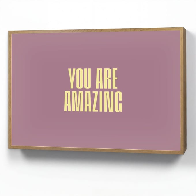 Tekst - Paars - Amazing