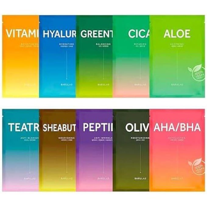 Barulab The Clean Vegan Hyaluron Mask 11 g - 1 stuk