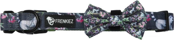 Frenkiez Halsband met Strik Maki Flower Medium