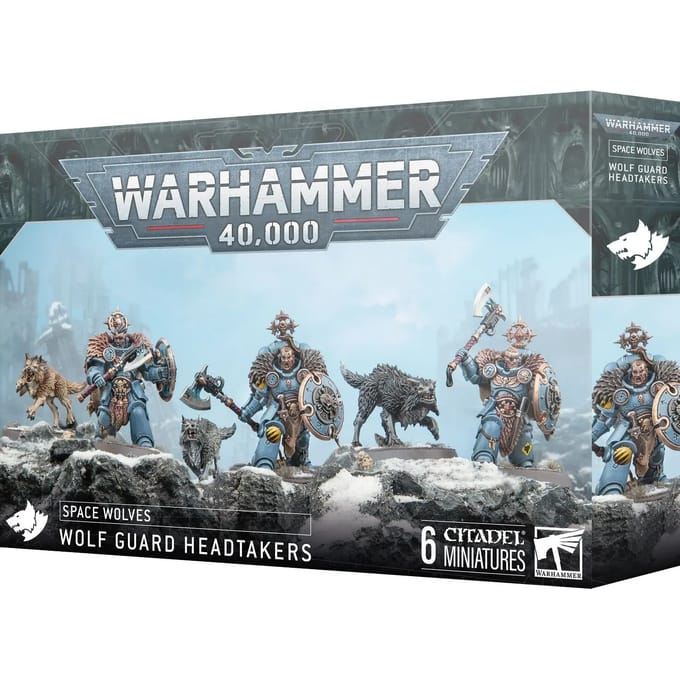 Beeldje Games Workshop Warhammer 40k - Space Wolves Preneurs de Tetes Gardes Loups (2025)