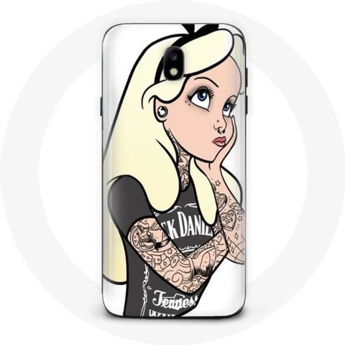 Samsung Galaxy J3 2017 hoesje Alice getatoeëerde prinses