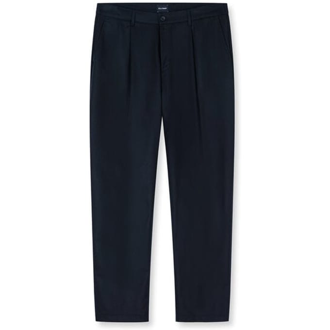 OLYMP Chino, Regular Fit, Marineblauw