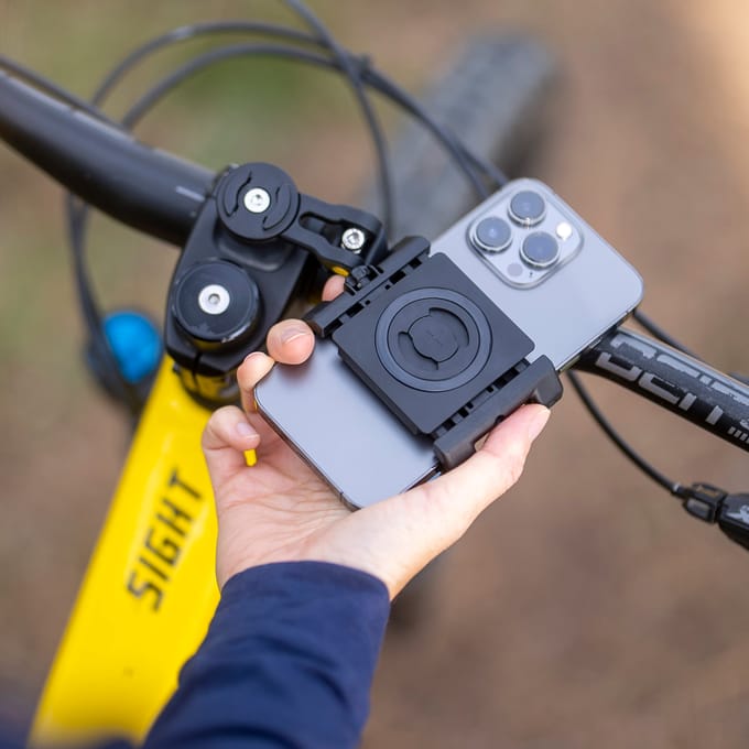 SP Connect Bike Bundle Universal Clamp SPC+ Telefoonhouder Fiets Klem - Zwart