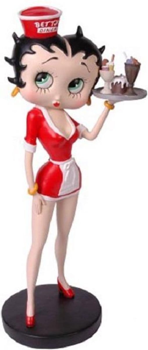 Betty Boop Diner Serveerster Beeld
