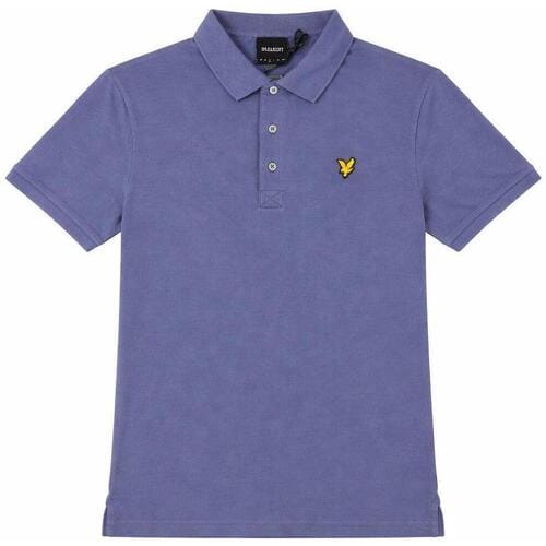 Polo Shirt Korte Mouw Lyle &amp; Scott Plain Polo Shirt Rich Navy