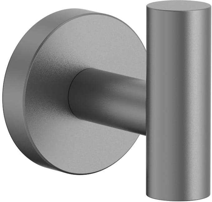 DutchLine - Smooth Handdoekhaak – Gunmetal