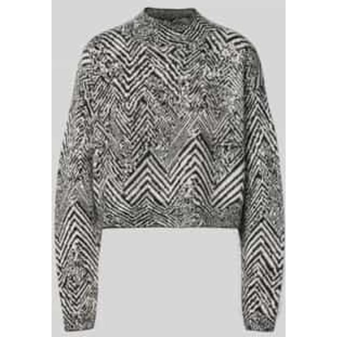 Oversized gebreide pullover van een mix van mohair en wol, model 'FACLINA'