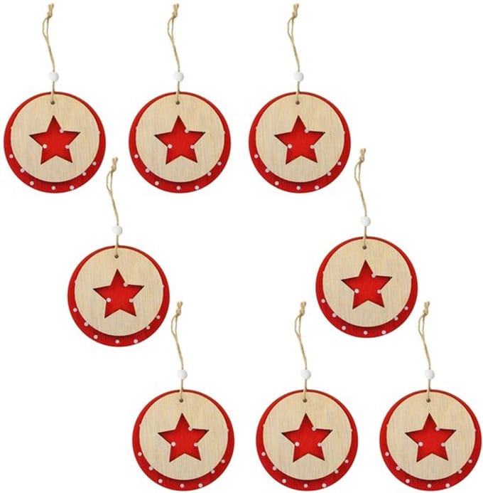 Allecto - Kersthangers - Decoratieve kerstboomhangers - 3D-effect