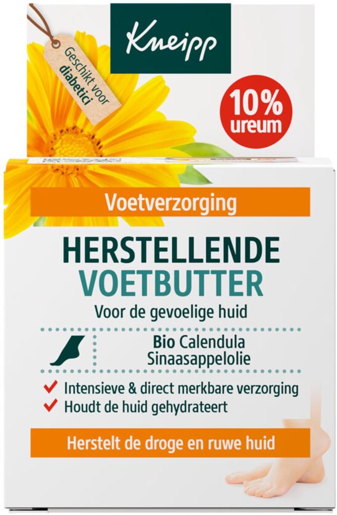 Kneipp - Foot Care Voetbutter Calendula - 6 x 100 ml - Voordeelverpakking
