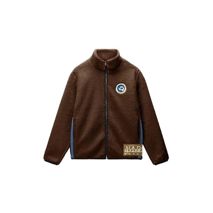 Zip-vest van fleece Napapijri Archive