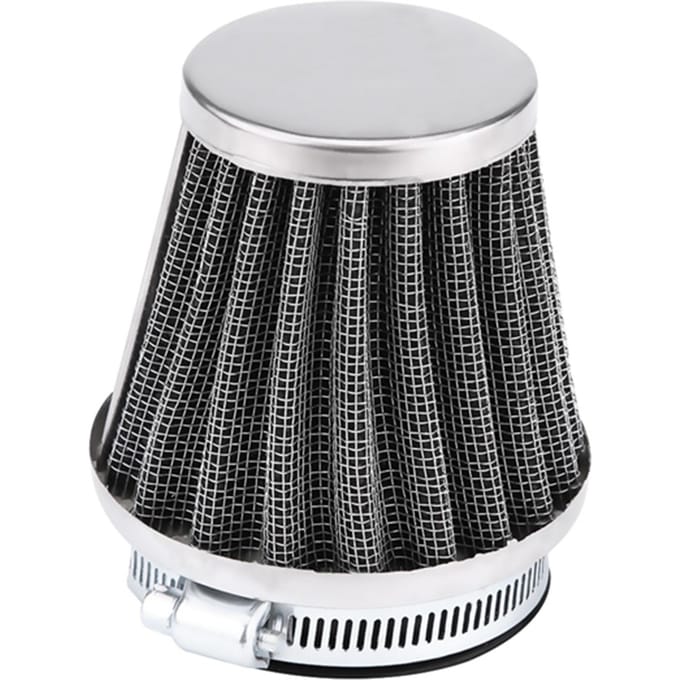 Motorluchtinlaatfilter Reiniger Universeel voor 60mm2.4in zwart