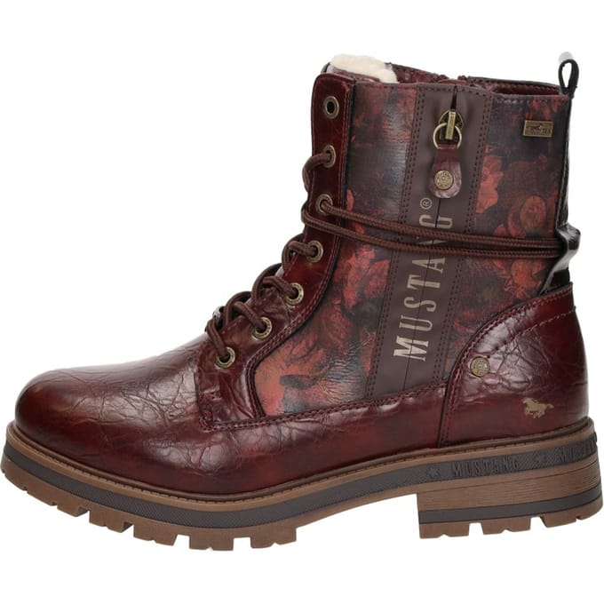 Mustang Veterboots - Dames - Rood - Maat:44