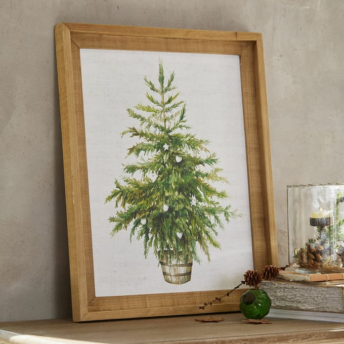 LOBERON Afbeelding Nadirah wit/bruin/groen
