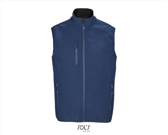 SOL'S Men´s Falcon Zipped Softshell Bodywarmer L03825 - Abyss Blue - M