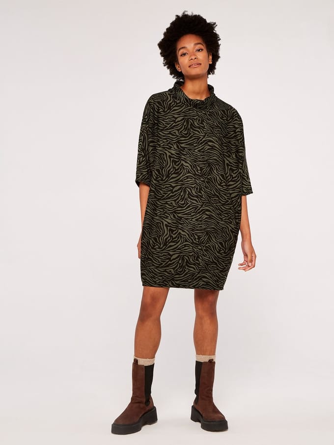 Minijurk met zebraprint