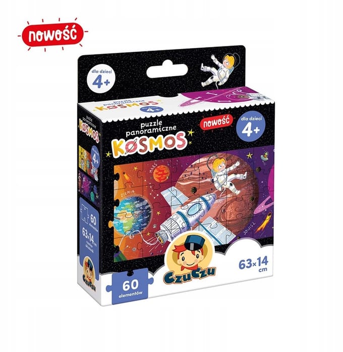 CzuCzu Panoramische Puzzel Kosmos 4+ - 60 Stukjes