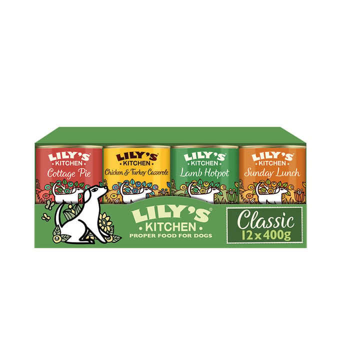 24x400g Lily's Kitchen Klassieke Recepten nat hondenvoer