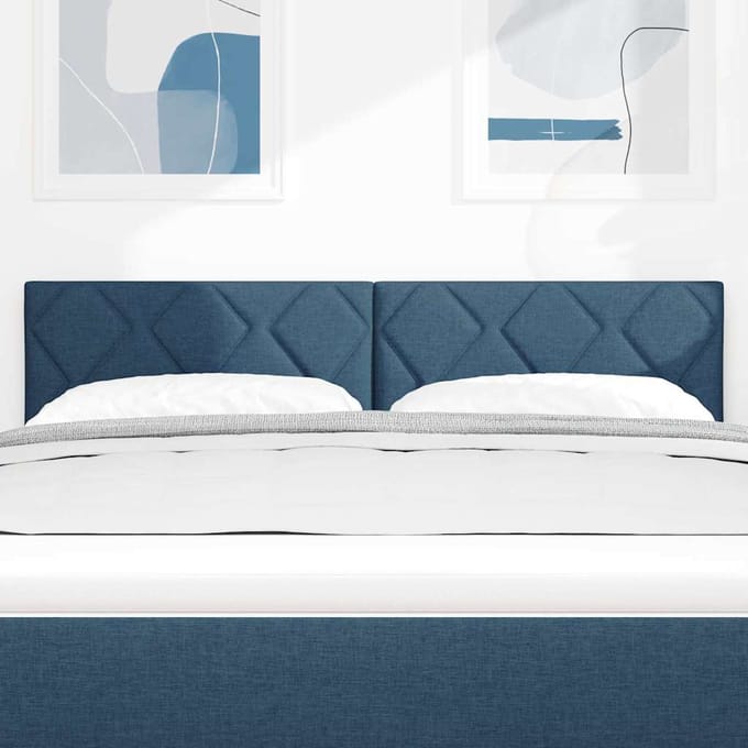 vidaXL - Hoofdbord - Blauw - 160 - cm - Stof