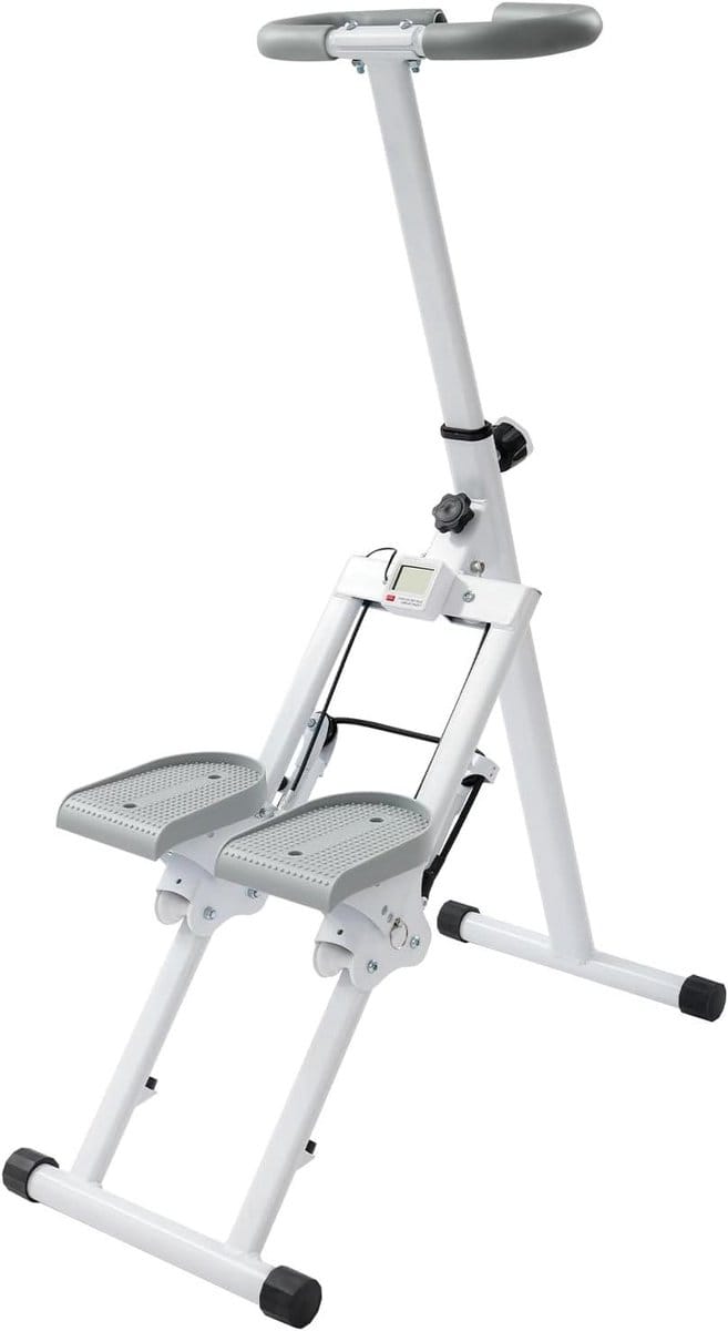 Hometrainer Stepper - Verticale Climber - Full Body Training - Inklapbaar Ontwerp - Max 100kg - Wit