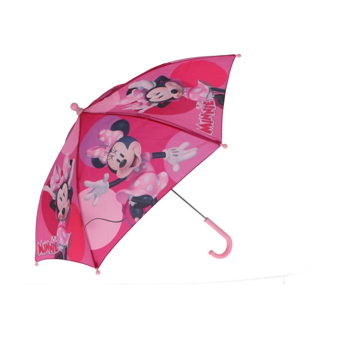 Minnie Mouse Paraplu - Kinderparaplu - Metaal frame - Roze