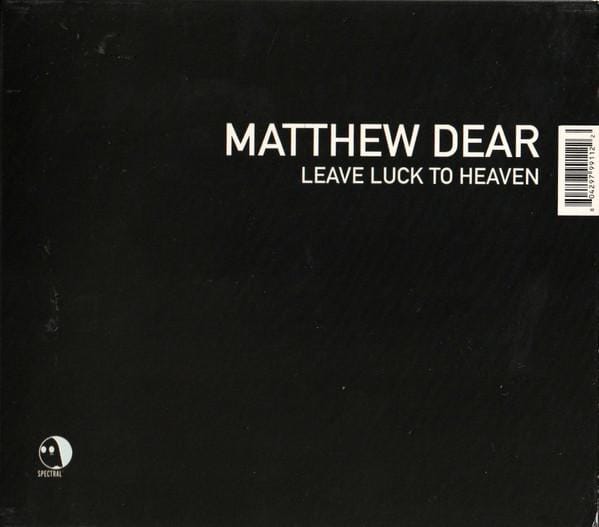 CD MATTHEW DEAR - Leave Luck to Heaven SPC11 Spectral Sound 2003 VS Dans & Electronica Gebruikt white