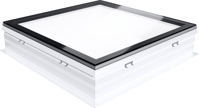 Skylux platdakvenster iWindow2 - vaste uitvoering helder 0400 x 0400 mm