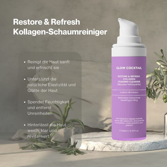 Restore & Refresh Collageen Schuimende Reiniger 200 ml