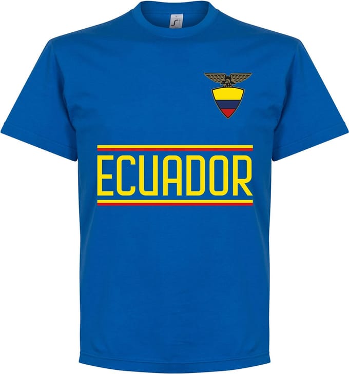 Ecuador Team T-shirt - Blauw - S