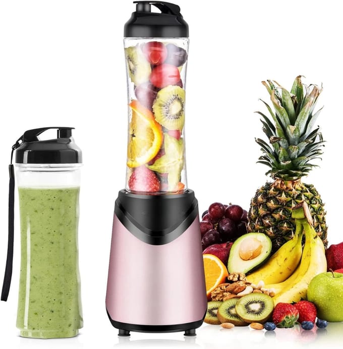SCH® Mini blender - Blender - Roze - ‎31cm x 14cm x 24cm