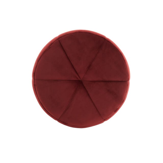 Light & Living - Poef BATOEMI - Ø51x45cm - Rood